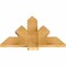 Ekena Millwork Redmond Rough Sawn Timber Gable Bracket, Western Red Cedar, 36"W x 24"H x 2"D x 6"F, 16/12 Pitch GBW036X24X0206RED00RWR - alternate 3